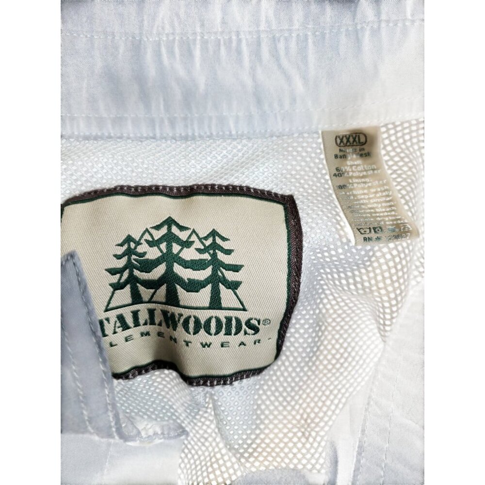 Tallwoods Men's Size XXL Long Sleeve Vented Shirt Gray - Picture 5 of 7